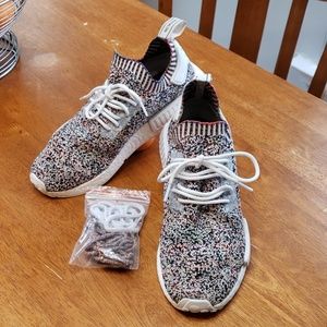 Adidas NMD R1 Colour Static Rainbow Shoes